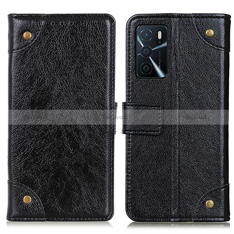 Leather Case Stands Flip Cover Holder K06Z for Oppo A54s