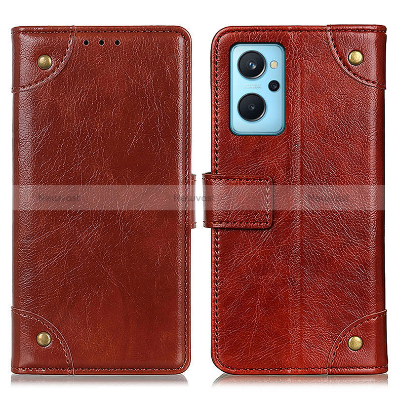 Leather Case Stands Flip Cover Holder K06Z for Oppo K10 4G