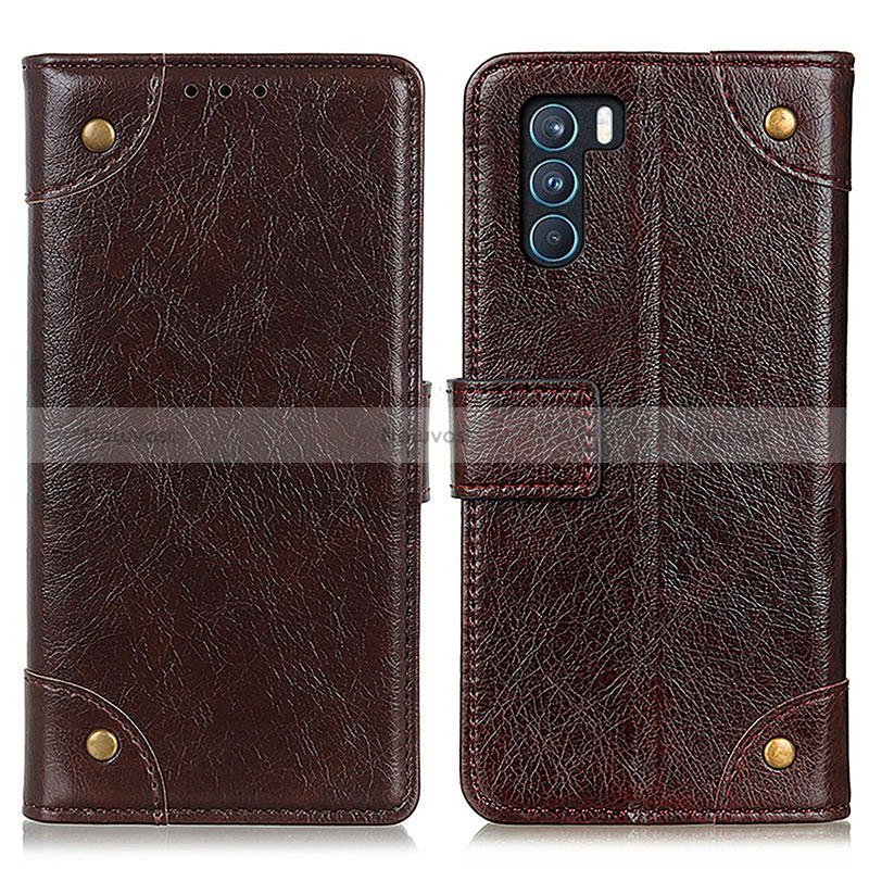 Leather Case Stands Flip Cover Holder K06Z for Oppo K9 Pro 5G