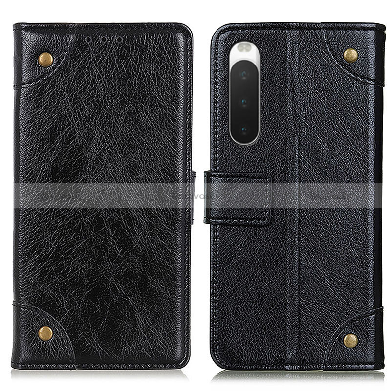 Leather Case Stands Flip Cover Holder K06Z for Sony Xperia 10 IV SO-52C