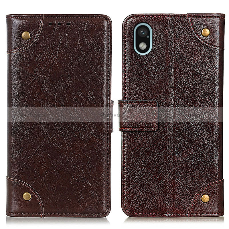 Leather Case Stands Flip Cover Holder K06Z for Sony Xperia Ace III SO-53C