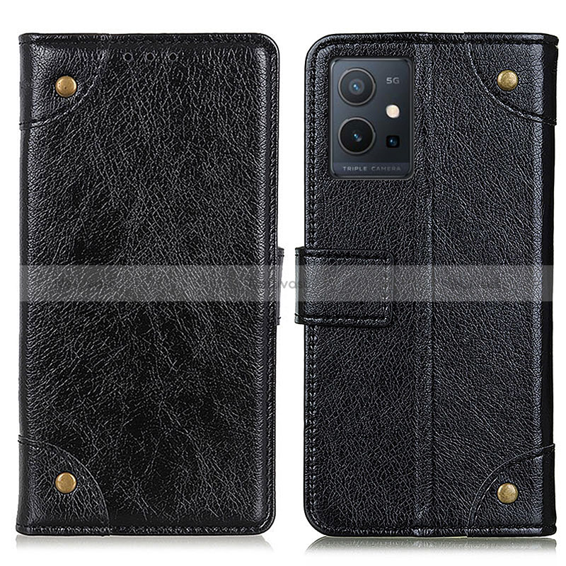 Leather Case Stands Flip Cover Holder K06Z for Vivo Y33e 5G