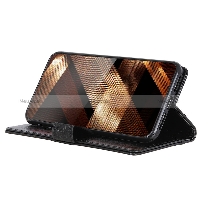 Leather Case Stands Flip Cover Holder K06Z for Vivo Y33e 5G