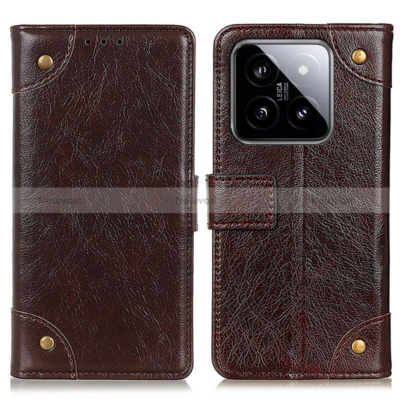 Leather Case Stands Flip Cover Holder K06Z for Xiaomi Mi 14 5G