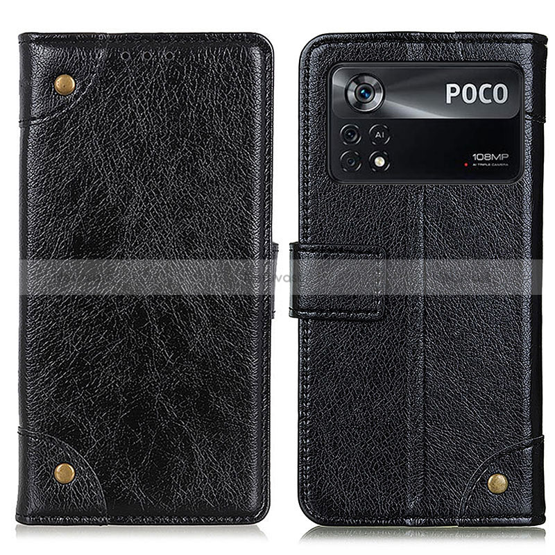Leather Case Stands Flip Cover Holder K06Z for Xiaomi Poco X4 Pro 5G