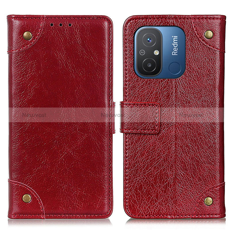 Leather Case Stands Flip Cover Holder K06Z for Xiaomi Redmi 11A 4G