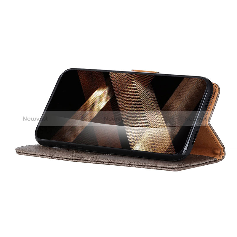 Leather Case Stands Flip Cover Holder K06Z for Xiaomi Redmi Note 13 Pro 5G