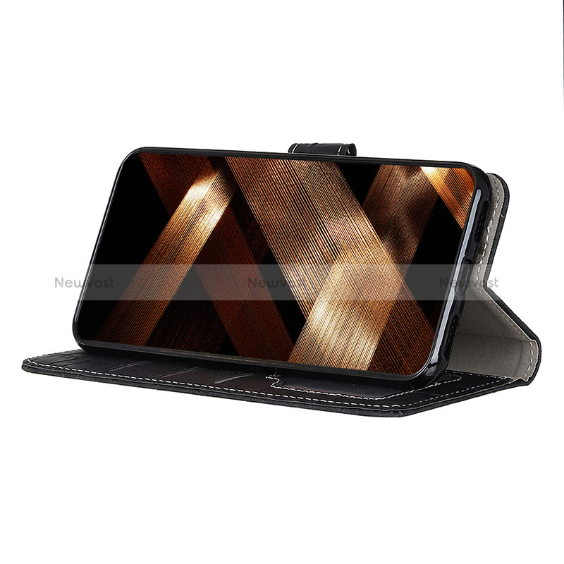 Leather Case Stands Flip Cover Holder K07Z for Motorola Moto G53j 5G