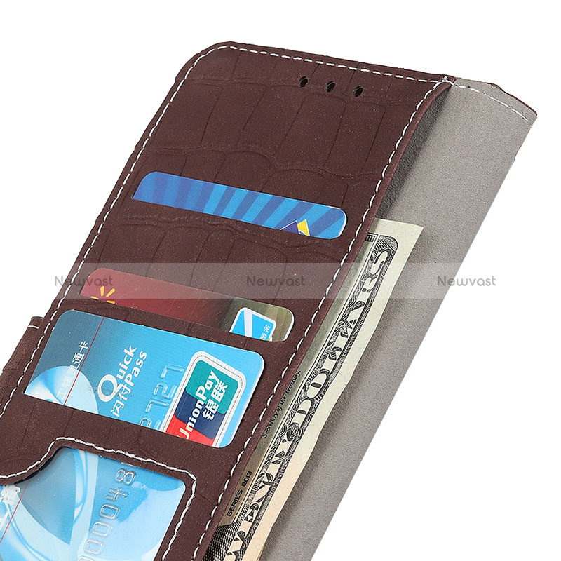 Leather Case Stands Flip Cover Holder K07Z for Oppo K10 4G