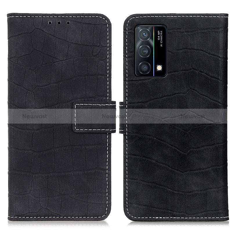 Leather Case Stands Flip Cover Holder K07Z for Oppo K9 5G