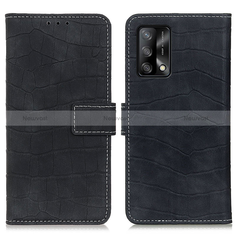 Leather Case Stands Flip Cover Holder K07Z for Oppo Reno6 Lite