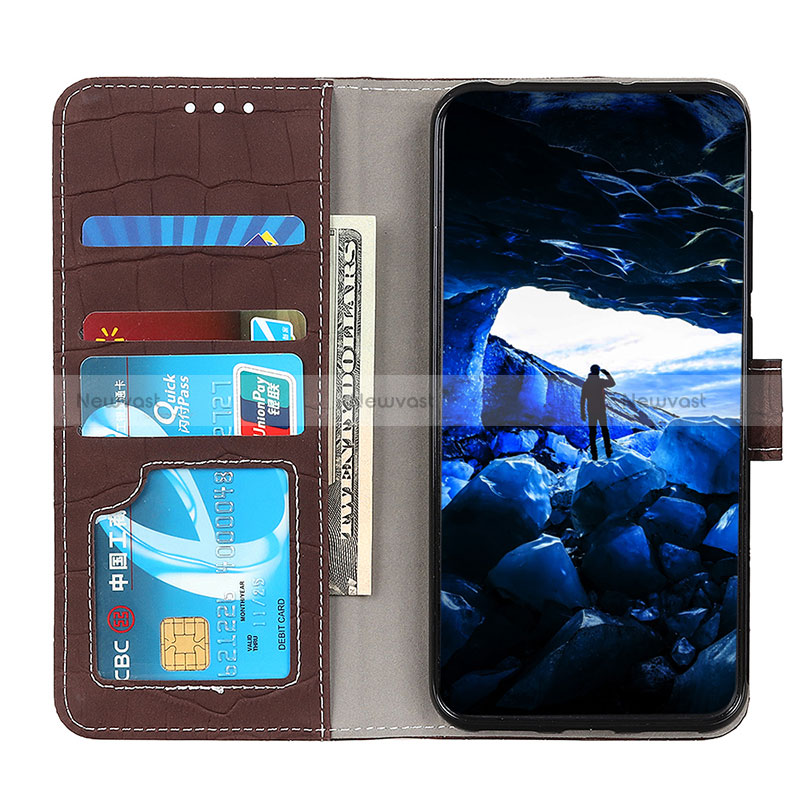 Leather Case Stands Flip Cover Holder K07Z for Realme 9i 4G