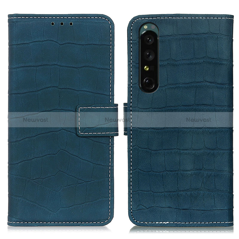 Leather Case Stands Flip Cover Holder K07Z for Sony Xperia 1 IV