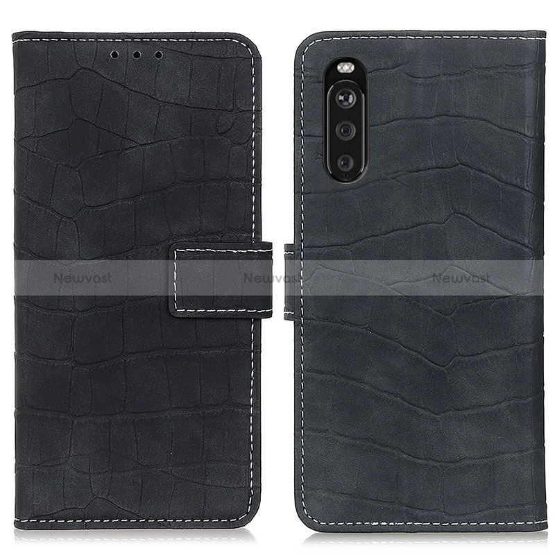 Leather Case Stands Flip Cover Holder K07Z for Sony Xperia 10 III