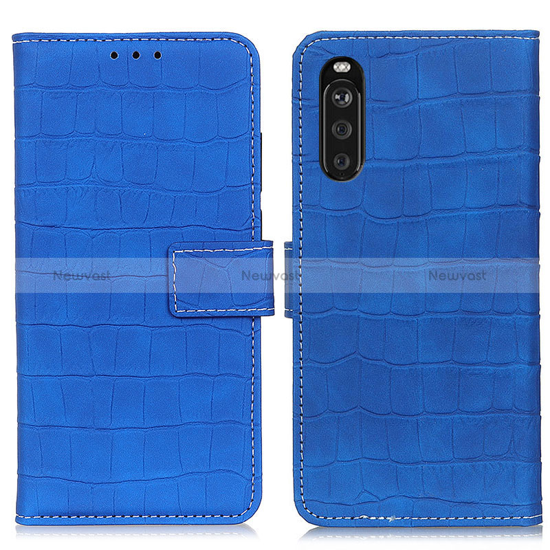 Leather Case Stands Flip Cover Holder K07Z for Sony Xperia 10 III