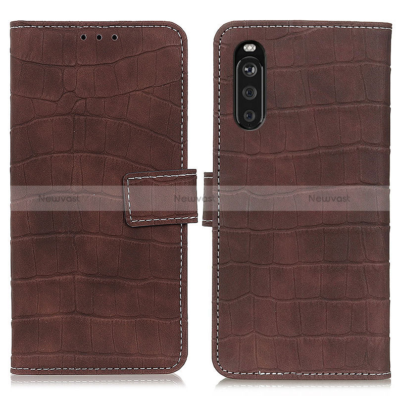 Leather Case Stands Flip Cover Holder K07Z for Sony Xperia 10 III