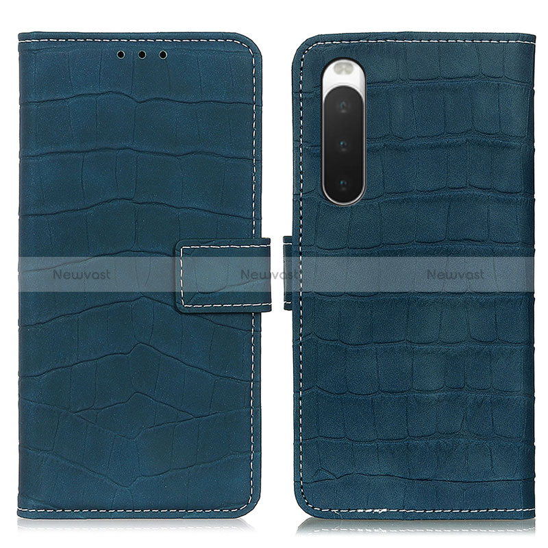 Leather Case Stands Flip Cover Holder K07Z for Sony Xperia 10 IV