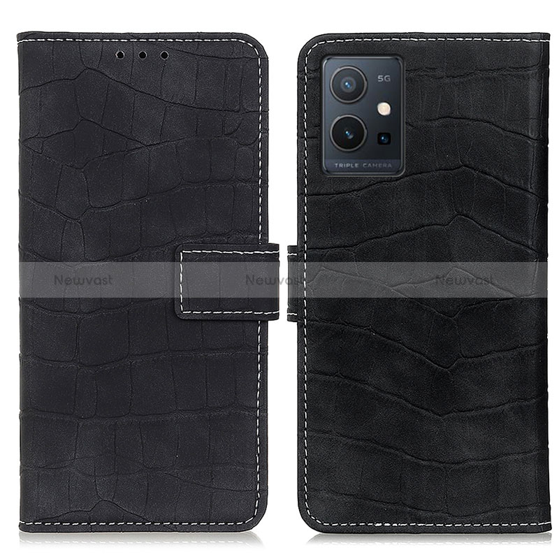 Leather Case Stands Flip Cover Holder K07Z for Vivo Y30 5G