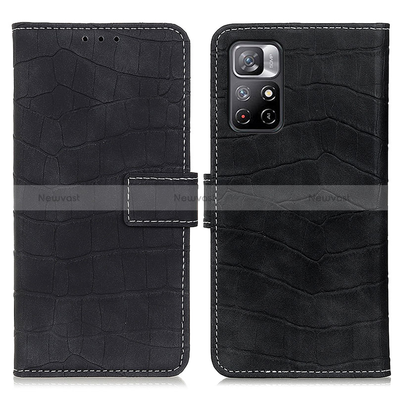 Leather Case Stands Flip Cover Holder K07Z for Xiaomi Redmi Note 11 5G