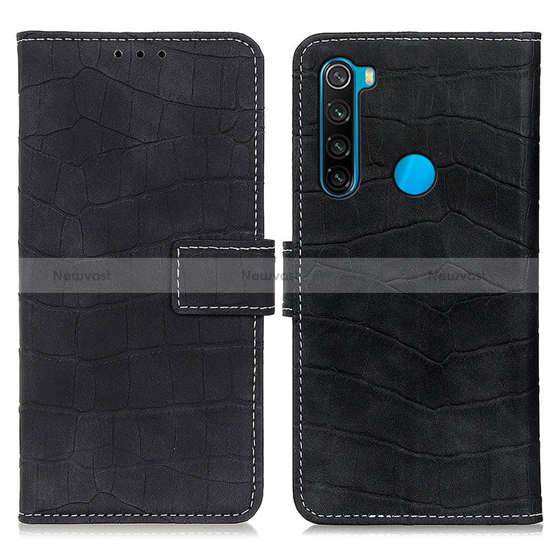 Leather Case Stands Flip Cover Holder K07Z for Xiaomi Redmi Note 8 (2021)