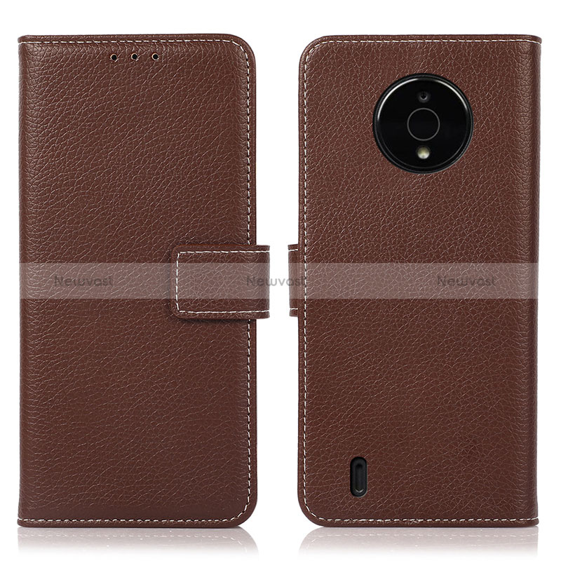 Leather Case Stands Flip Cover Holder K08Z for Nokia C200