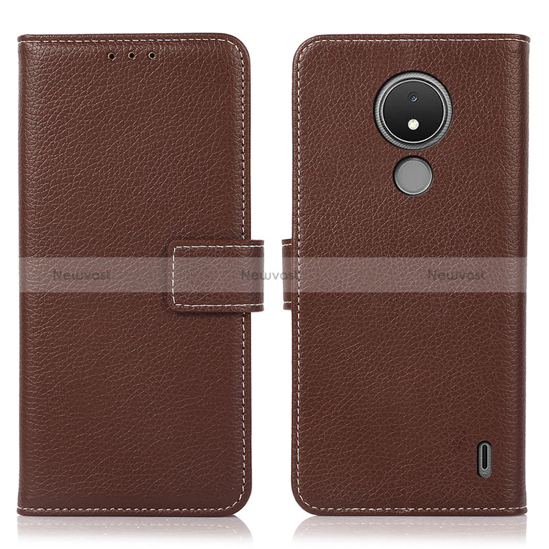 Leather Case Stands Flip Cover Holder K08Z for Nokia C21