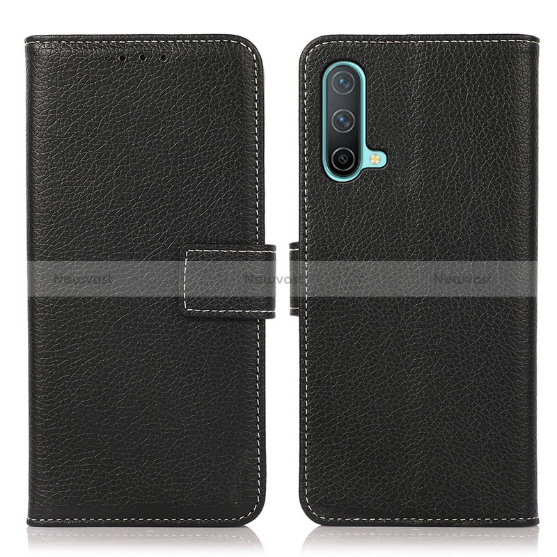 Leather Case Stands Flip Cover Holder K08Z for OnePlus Nord CE 5G