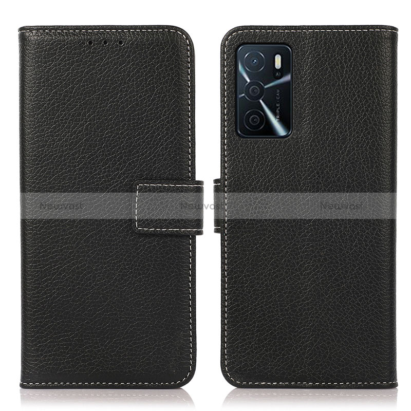 Leather Case Stands Flip Cover Holder K08Z for Oppo A16