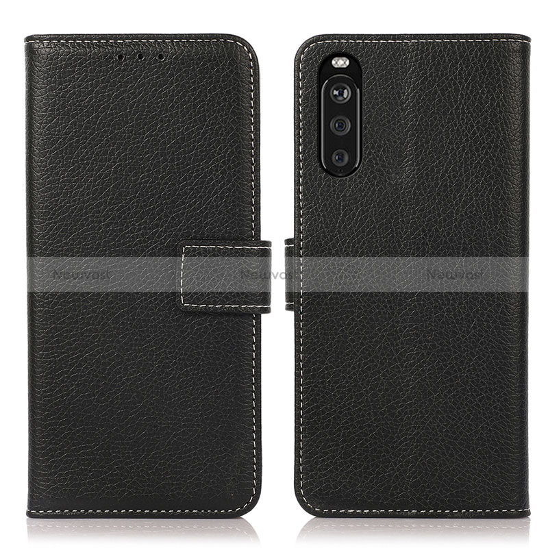 Leather Case Stands Flip Cover Holder K08Z for Sony Xperia 10 III Lite