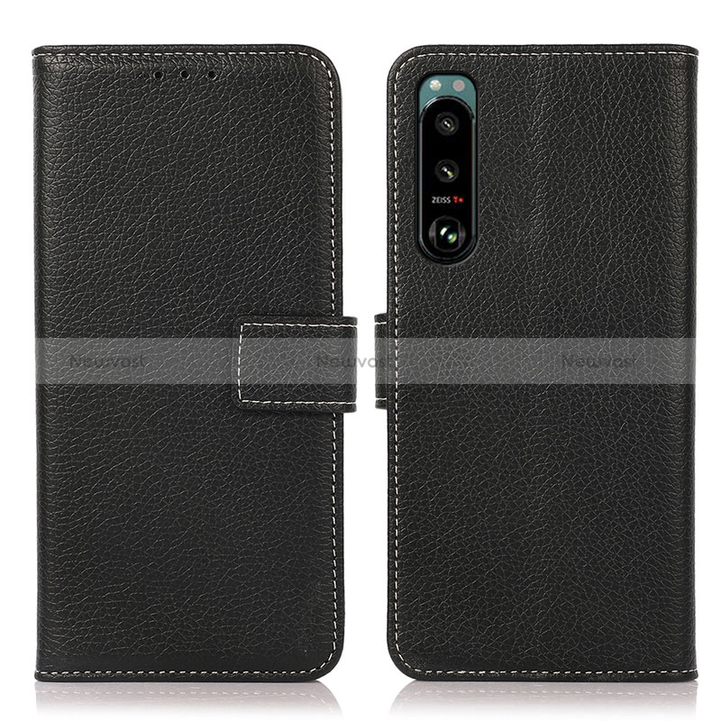 Leather Case Stands Flip Cover Holder K08Z for Sony Xperia 5 III