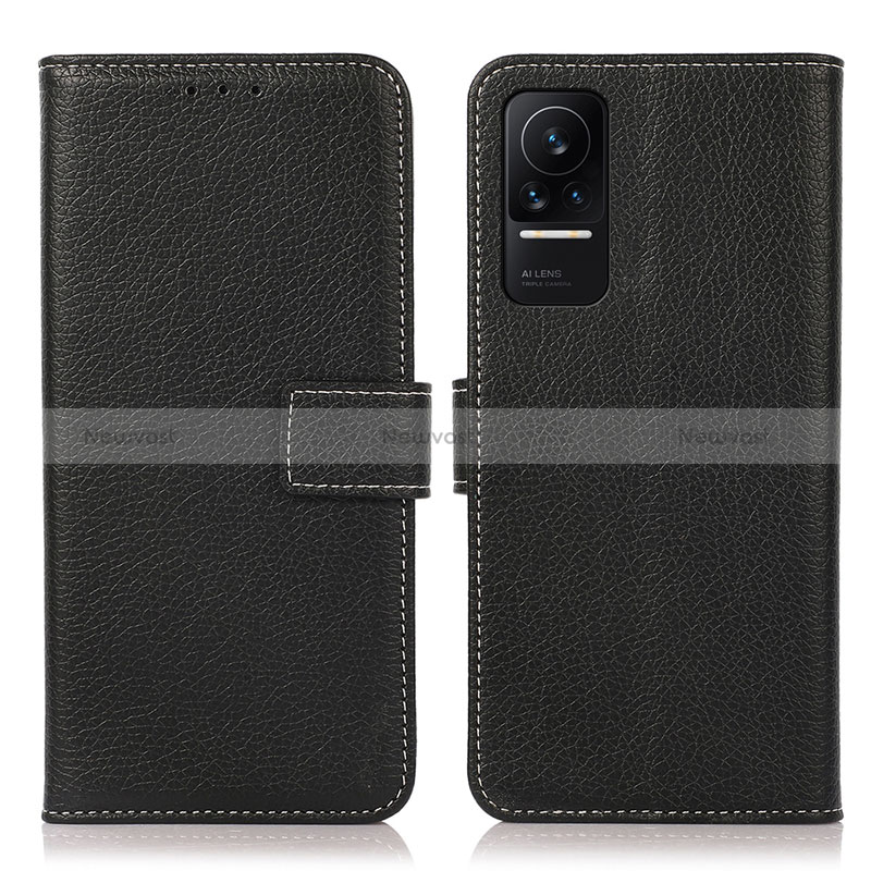 Leather Case Stands Flip Cover Holder K08Z for Xiaomi Civi 1S 5G Black