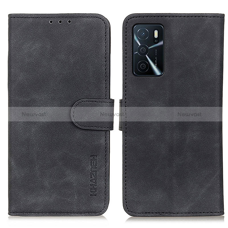 Leather Case Stands Flip Cover Holder K09Z for Oppo A54s