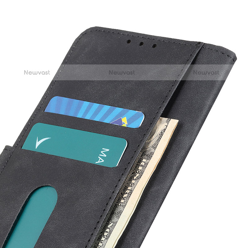 Leather Case Stands Flip Cover Holder K09Z for Oppo A55 5G