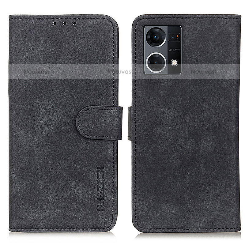 Leather Case Stands Flip Cover Holder K09Z for Oppo F21 Pro 4G