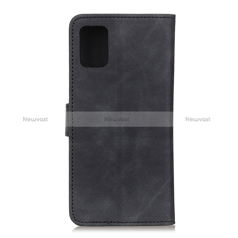 Leather Case Stands Flip Cover Holder K09Z for Oppo Find X3 5G Black