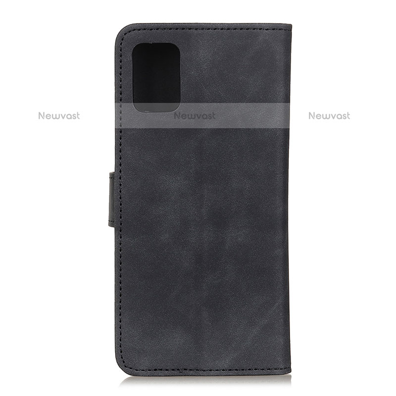 Leather Case Stands Flip Cover Holder K09Z for Oppo Find X3 Pro 5G Black