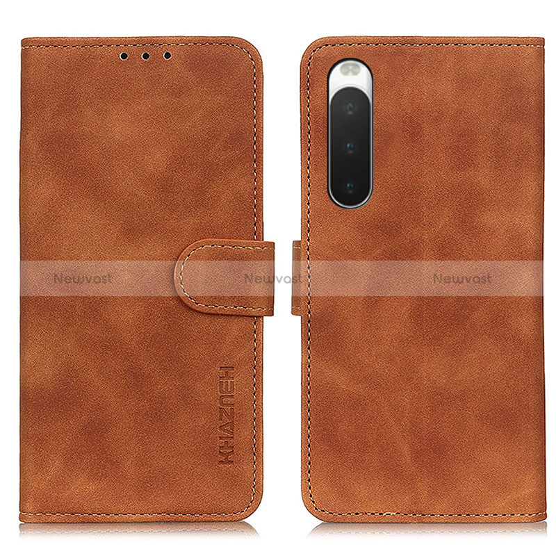 Leather Case Stands Flip Cover Holder K09Z for Sony Xperia 10 IV