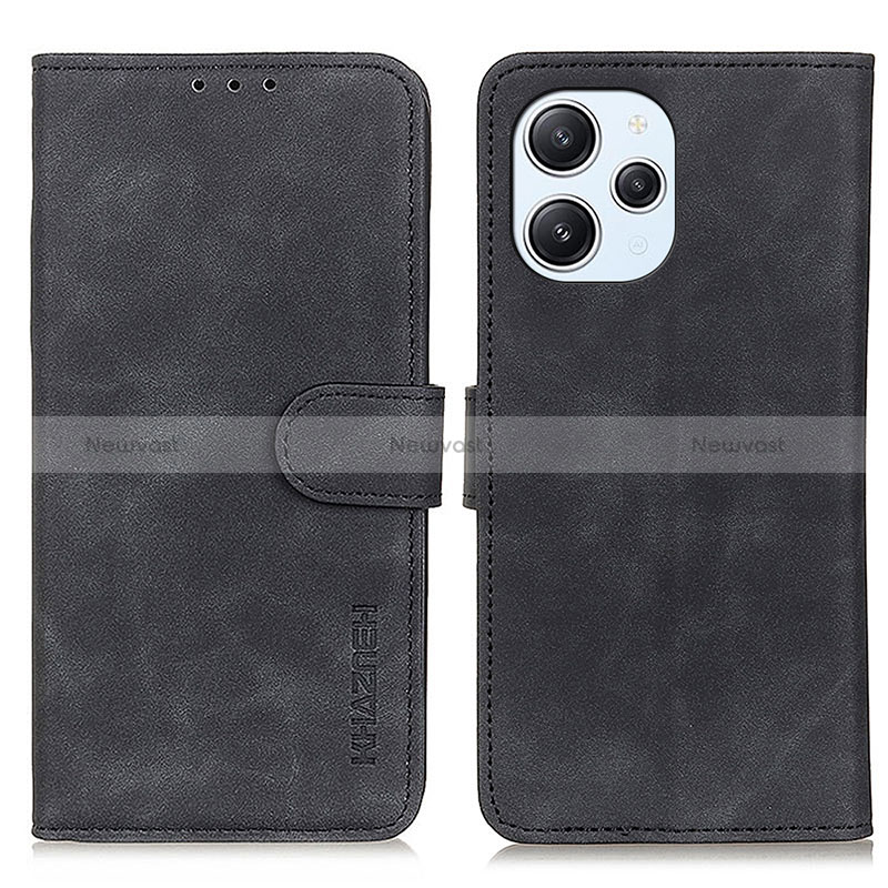 Leather Case Stands Flip Cover Holder K09Z for Xiaomi Redmi 12 4G