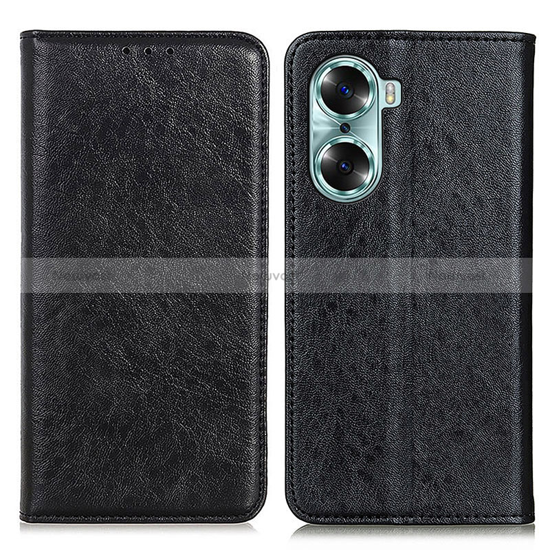 Leather Case Stands Flip Cover Holder KZ1 for Huawei Honor 60 Pro 5G