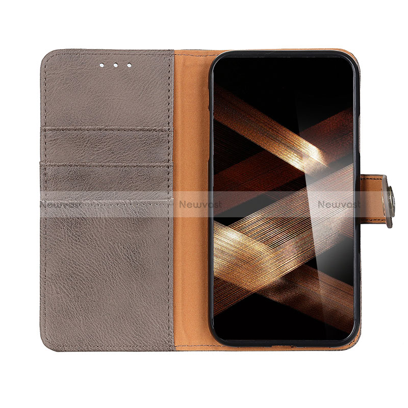 Leather Case Stands Flip Cover Holder KZ2 for Motorola Moto G84 5G