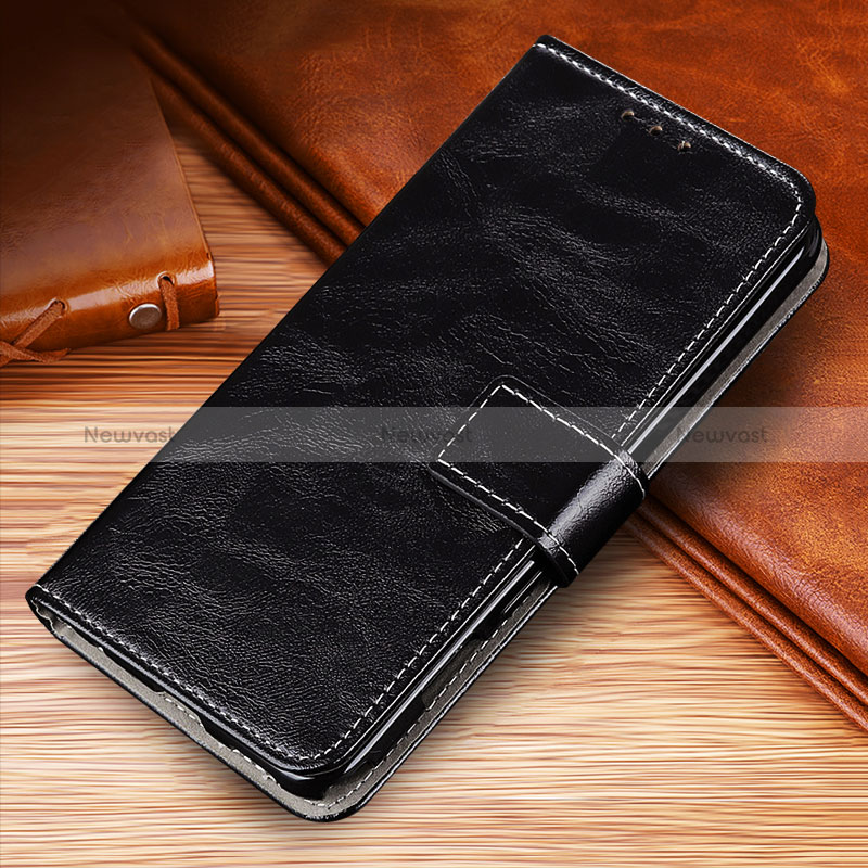 Leather Case Stands Flip Cover Holder KZ4 for Huawei Honor Magic5 Pro 5G Black