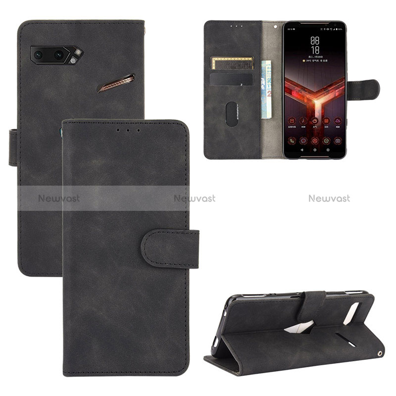 Leather Case Stands Flip Cover Holder L01Z for Asus ROG Phone II ZS660KL