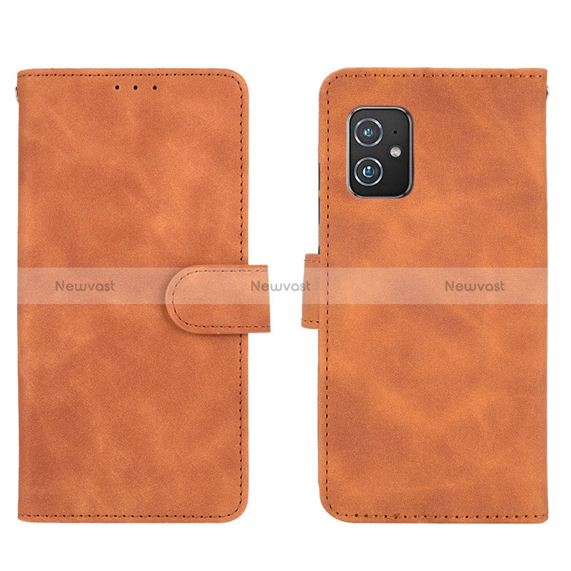 Leather Case Stands Flip Cover Holder L01Z for Asus ZenFone 8 Mini