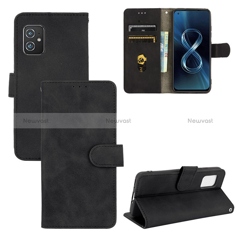 Leather Case Stands Flip Cover Holder L01Z for Asus Zenfone 8 ZS590KS