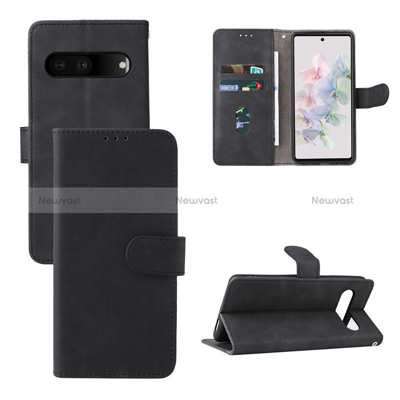 Leather Case Stands Flip Cover Holder L01Z for Google Pixel 7 5G