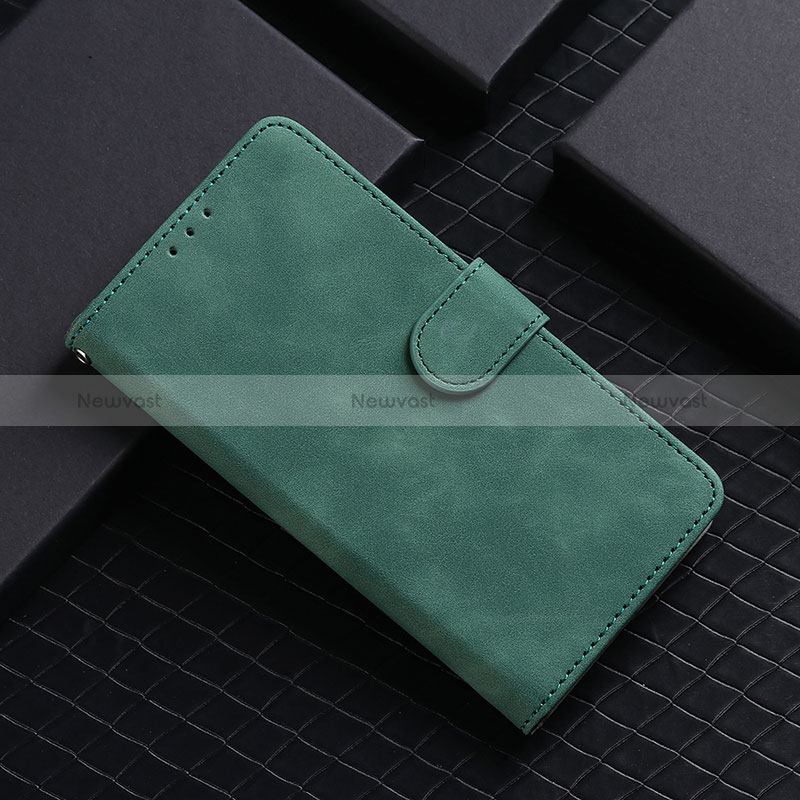 Leather Case Stands Flip Cover Holder L01Z for Huawei Honor 50 5G Green