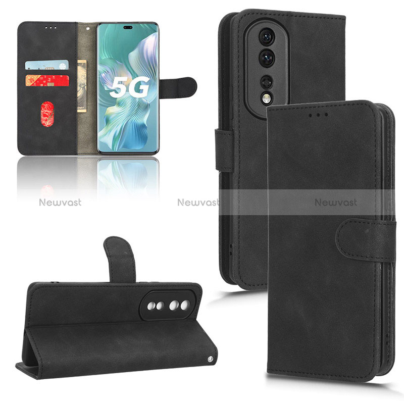 Leather Case Stands Flip Cover Holder L01Z for Huawei Honor 80 Pro 5G