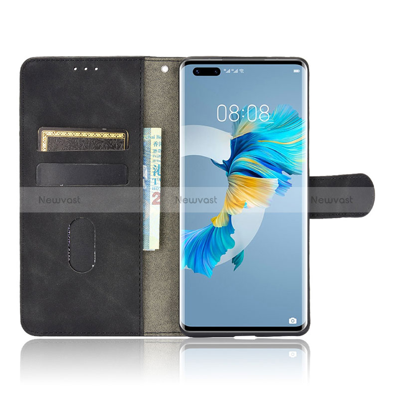 Leather Case Stands Flip Cover Holder L01Z for Huawei Mate 40 Pro+ Plus