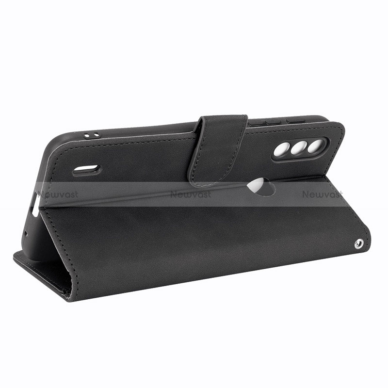 Leather Case Stands Flip Cover Holder L01Z for Motorola Moto E7 Power