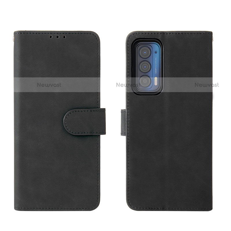 Leather Case Stands Flip Cover Holder L01Z for Motorola Moto Edge (2021) 5G